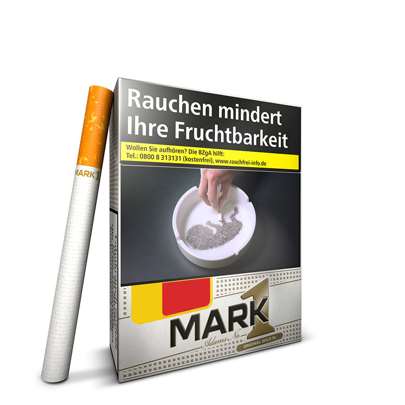 Mark Adams No. 1 Gold Big Pack Zigaretten Schachtel