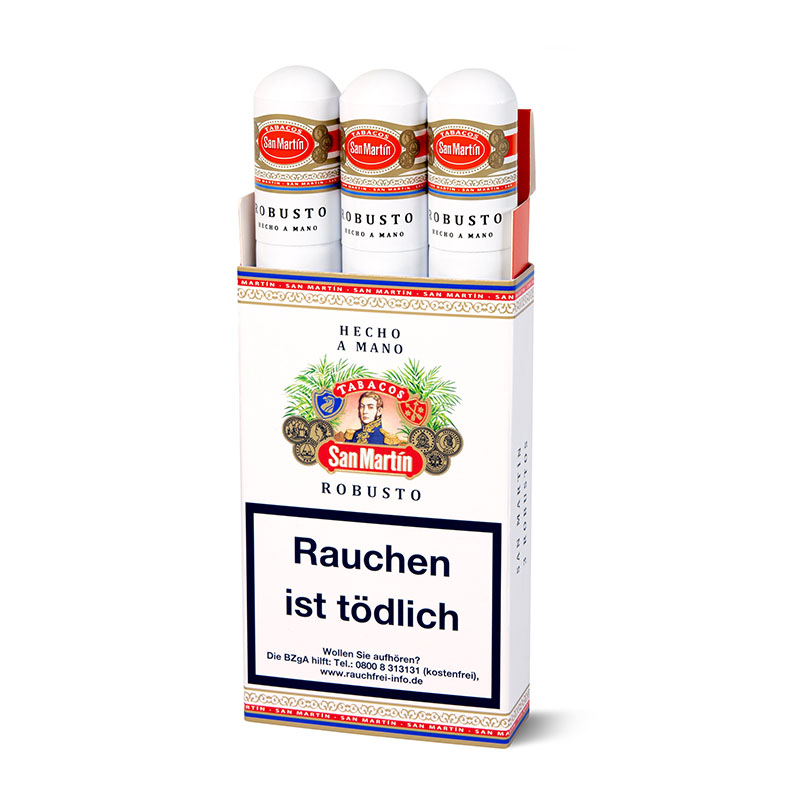 San Martin Robusto Tubo Zigarren Packung