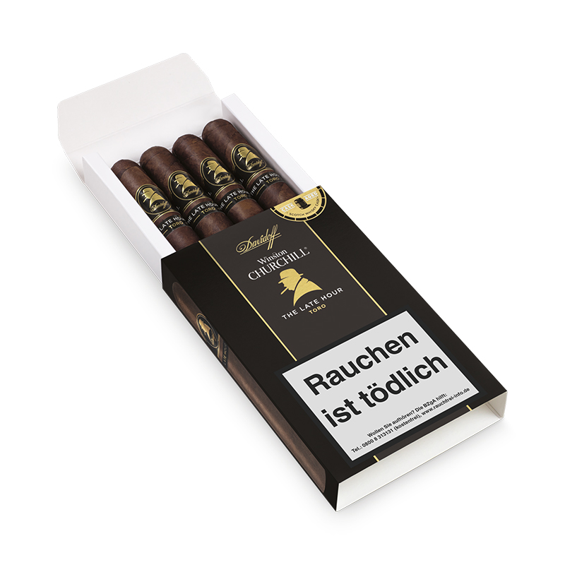 Davidoff Winston Churchill Late Hour Toro Zigarren Schachtel