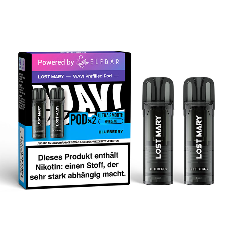Lost Mary Wavi Blueberry 20mg Prefilled Pods Packung