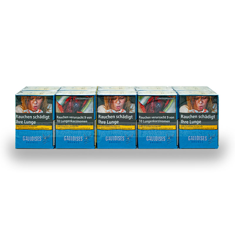 Gauloises Brunes ohne Filter Original Pack Zigaretten Stange