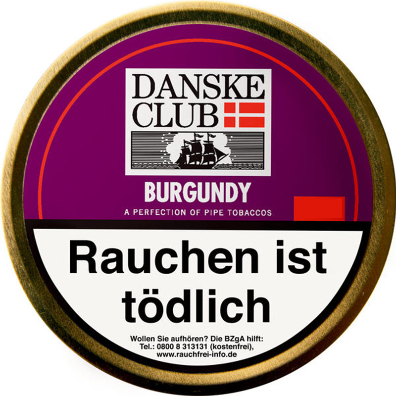 Danske Club Burgundy Pfeifentabak Dose