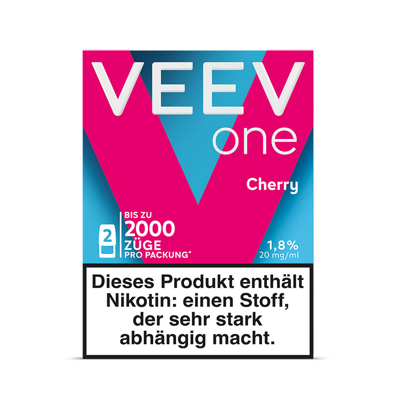 Veev One Cherry 20mg Prefilled Pods Packung Front
