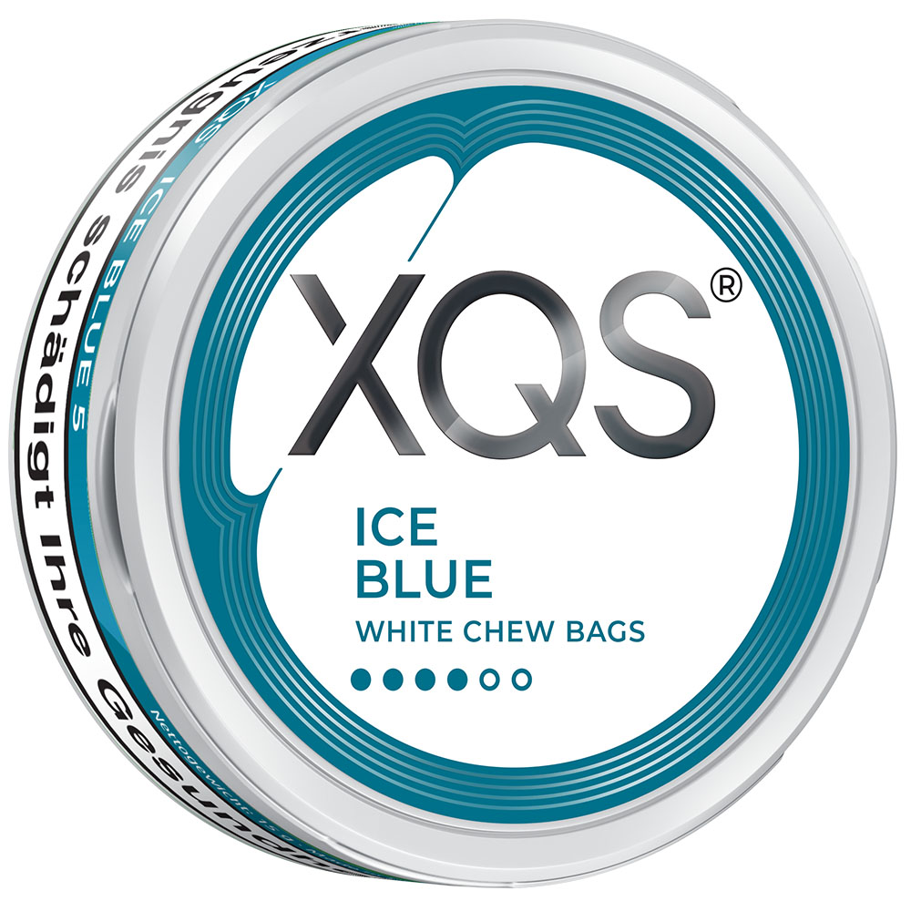 XQS Ice Blue White Chew Bags Dose