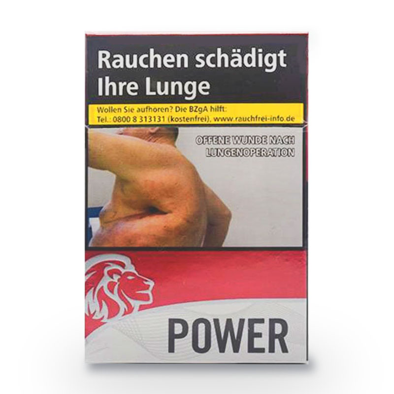 Power Red Super Zigaretten Stange