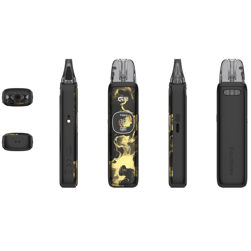 Uwell Caliburn G5 E-Zigarette Black Gold