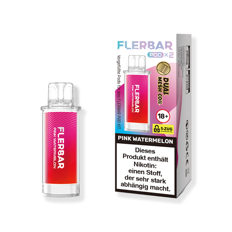 Flerbar Pink Watermelon 20mg Prefilled Pods