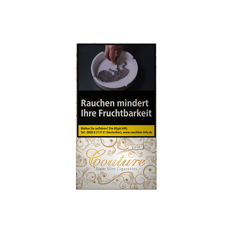 Couture Gold Zigaretten Schachtel