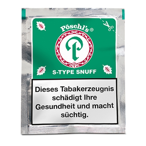 Pöschl S-Type Snuff Schnupftabak Packung