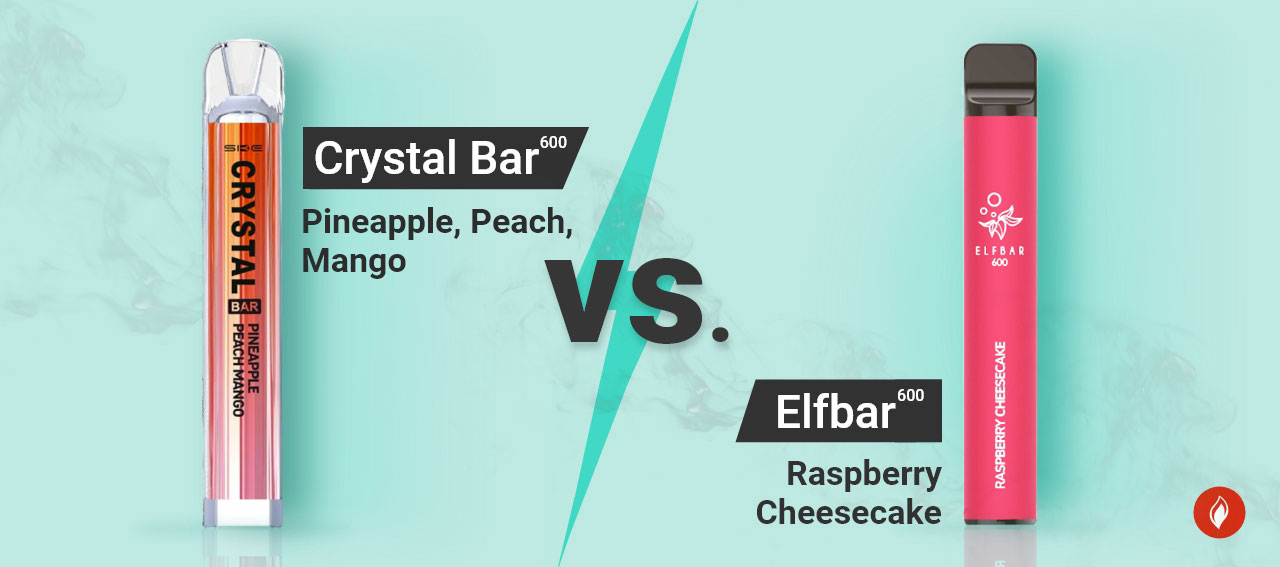 Elfbar 600 vs. Crystal Bar 600 Welche Vape ist besser? Elfbar 600 vs. Crystal Bar 600 Welche Vape ist besser?