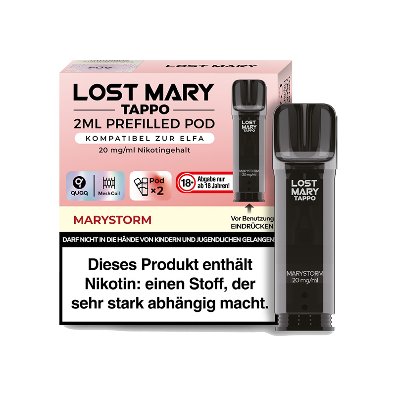 Lost Mary Tappo Marystorm 20mg Prefilled Pods