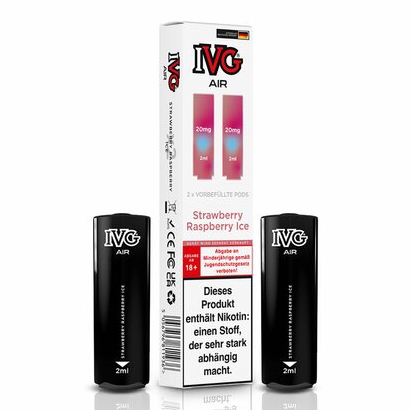 IVG Air Strawberry Raspberry Ice 20mg Prefilled Pods
