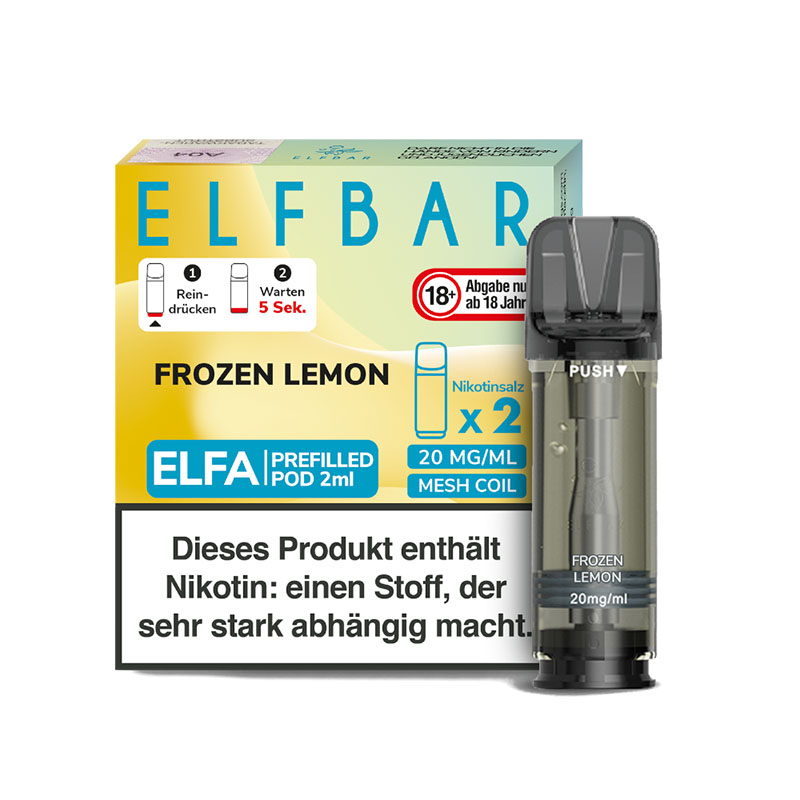 Elfbar Elfa Pods Frozen Lemon - 20mg Nikotin