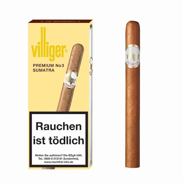 Villiger Premium No. 3 Sumatra Zigarren Schachtel