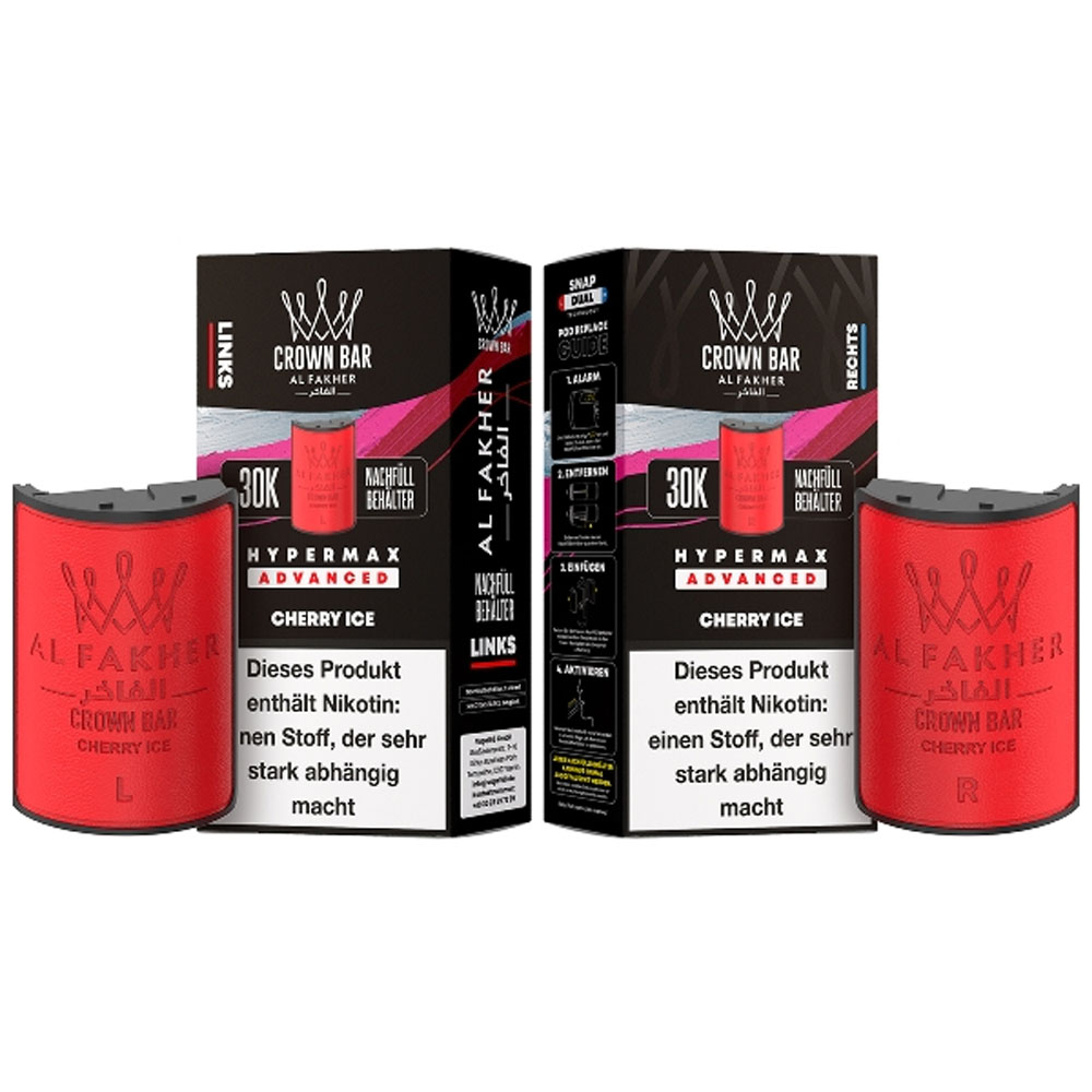 Al Fakher Hypermax Cherry Ice 6mg Prefilled Pods