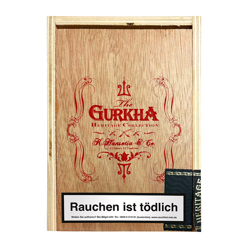 Gurkha Heritage Toro Maduro Zigarren Kiste Closed