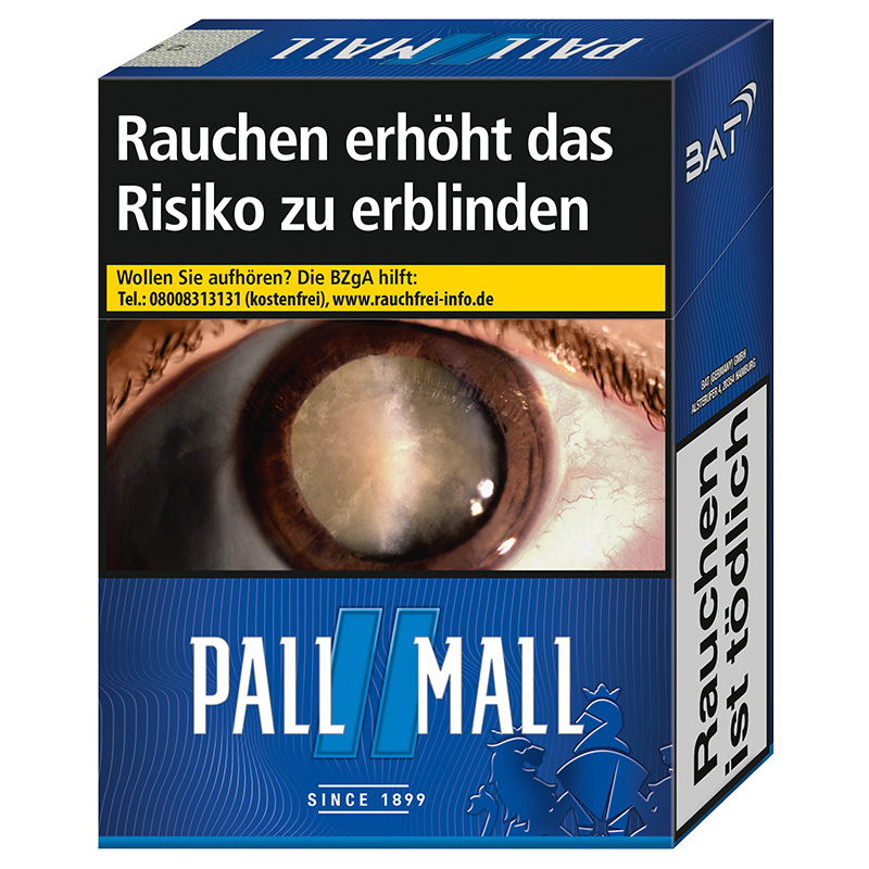 Pall Mall Blue Giga Zigaretten Schachtel