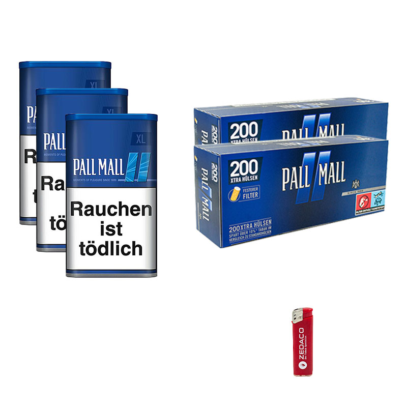 Pall Mall Volumentabak Blue XL Dose Aktion Small Pall Mall Blau