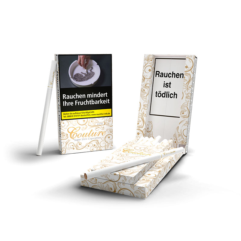 Couture Gold Zigaretten Schachtel