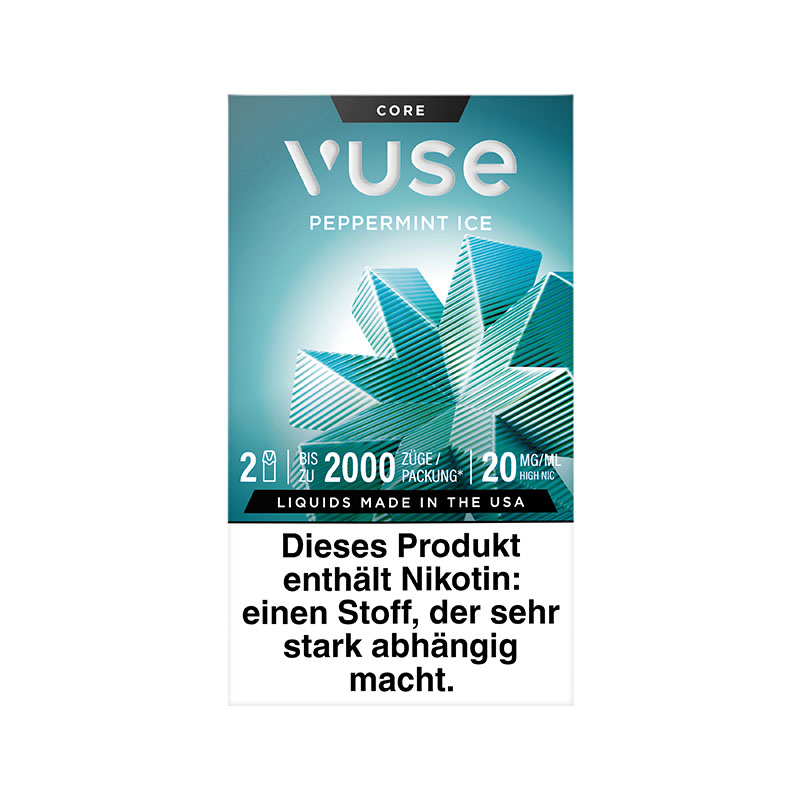 Vuse Peppermint Ice 20mg Prefilled Pods Front