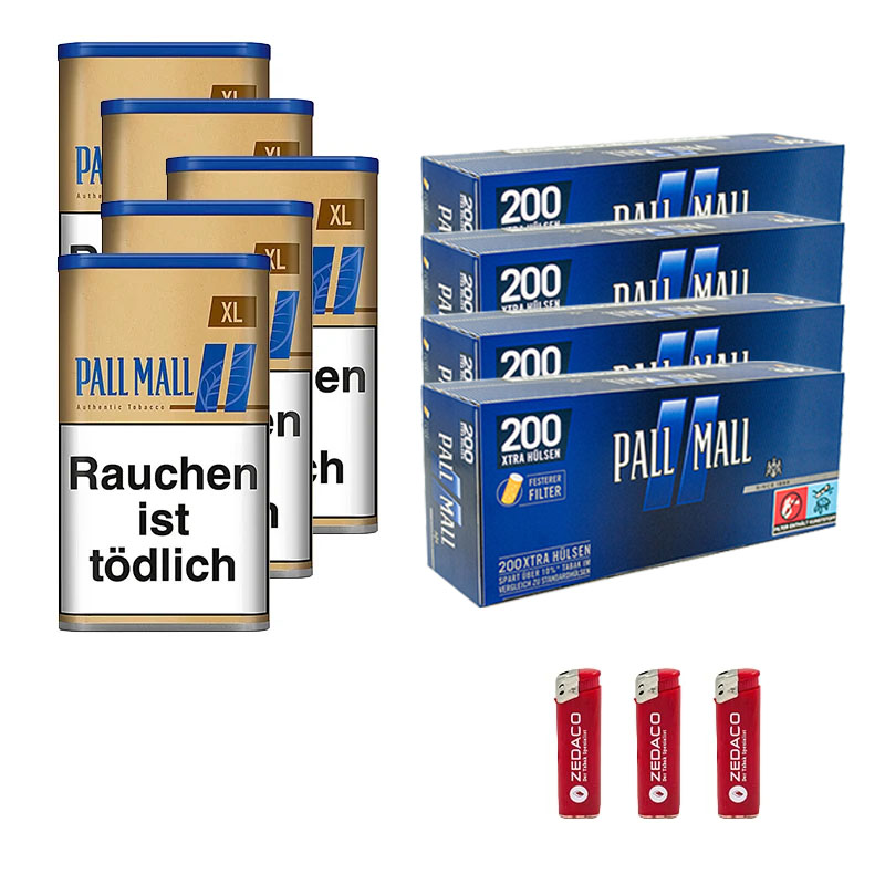 Pall Mall Volumentabak Authentic Blue XL Dose Aktion Large Pall Mall Blue