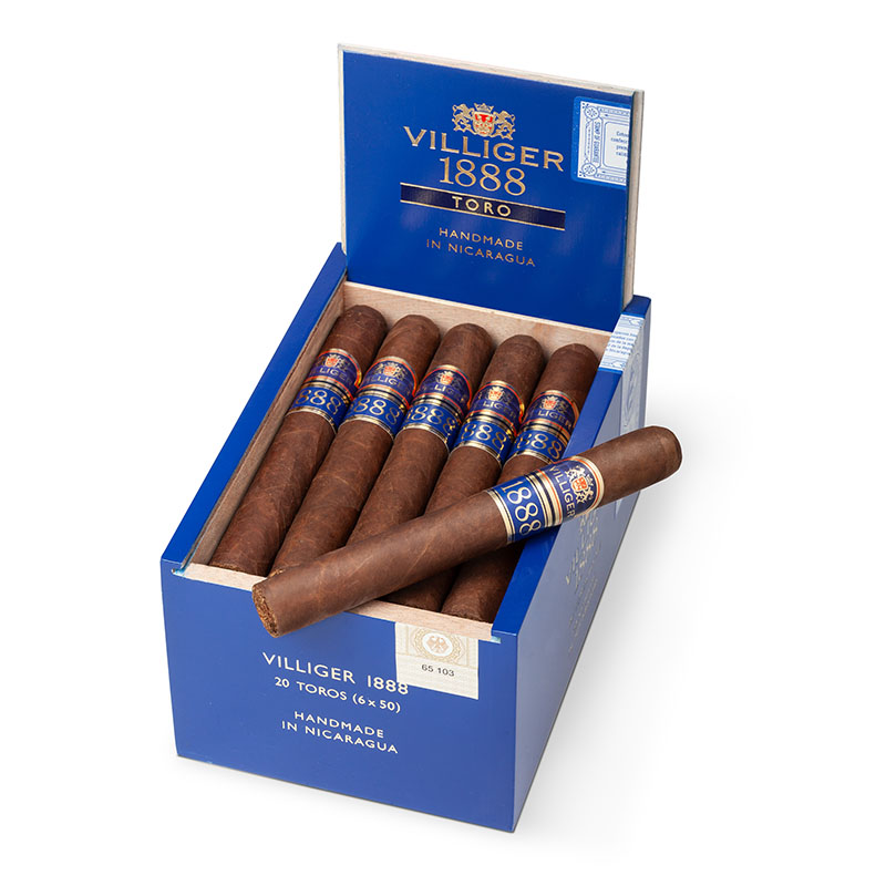 Villiger 1888 Nicaragua Toro Zigarren 20er Kiste