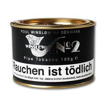 Poul Winslow Blend No. 2 Pfeifentabak Dose