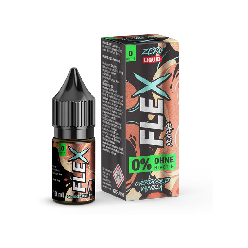 Revoltage Flex Overdosed Vanilla 0mg Liquid Flasche