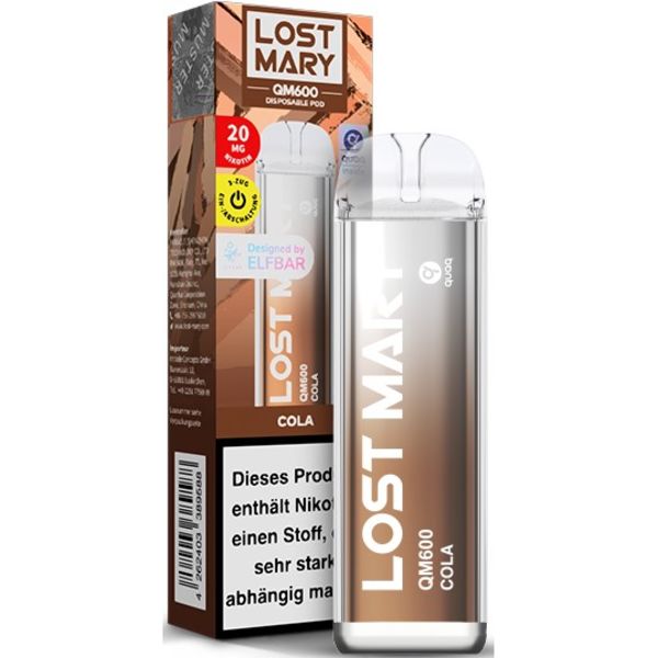 Lost Mary QM600 Cola CP Einweg E-Zigarette