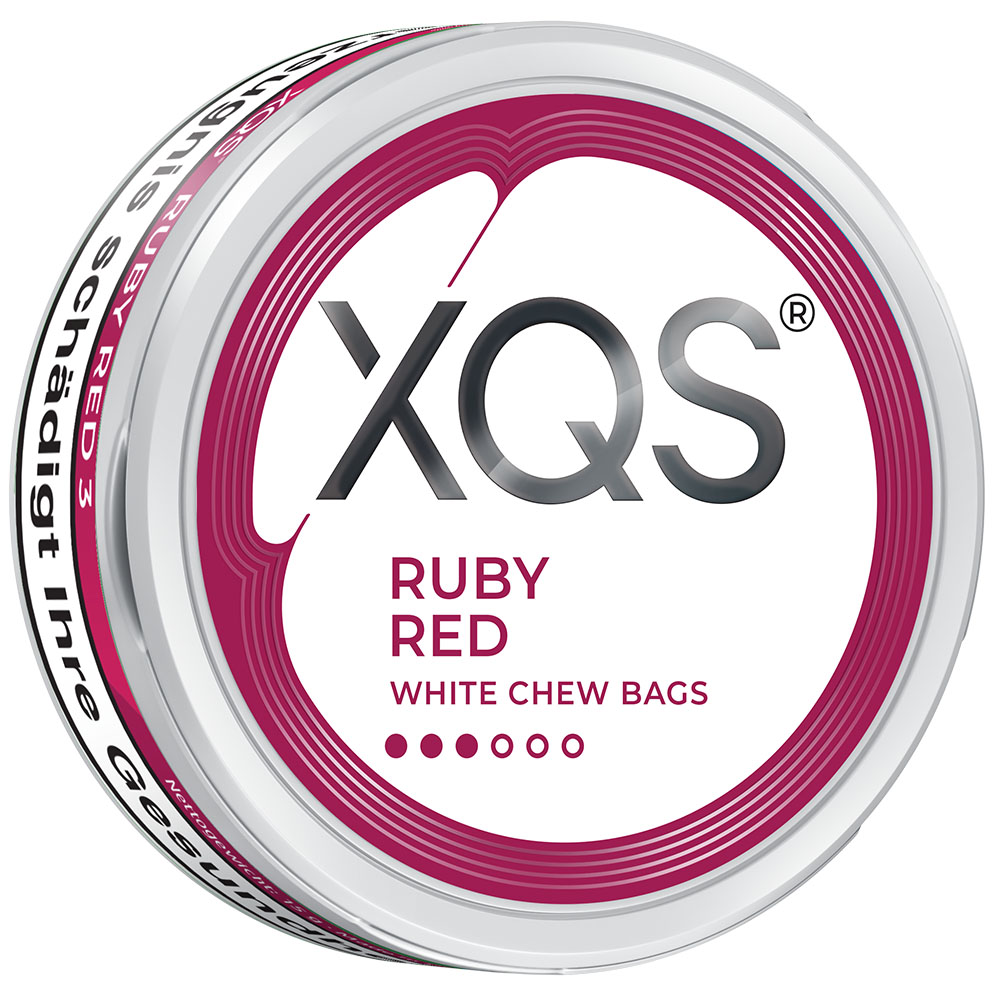 XQS Ruby Red White Chew Bags Dose