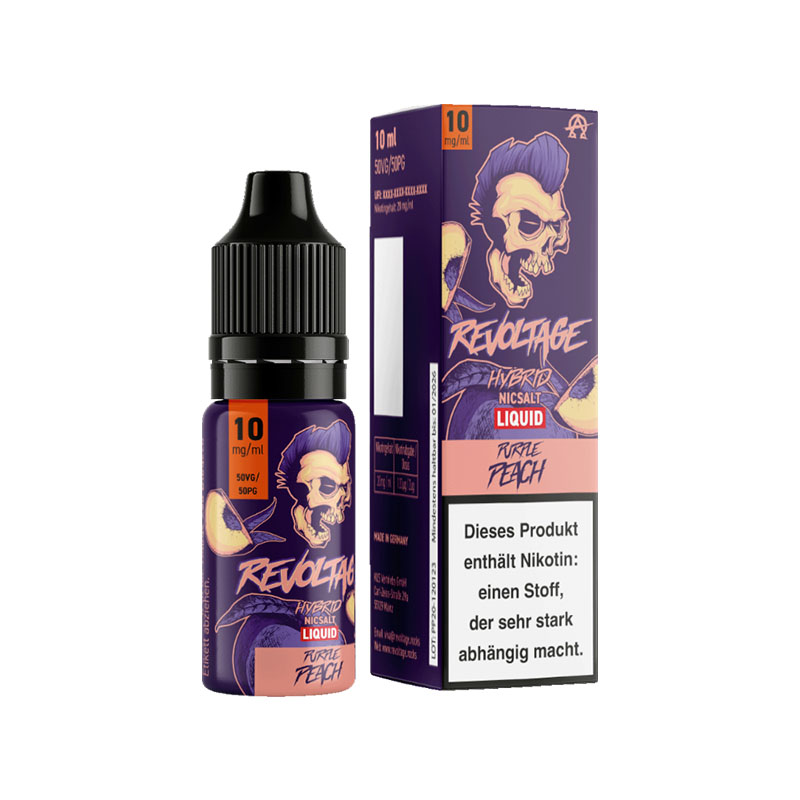 Revoltage Hybrid Nikotinsalz Liquid Purple Peach 10mg