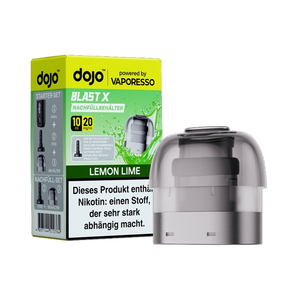 Dojo Blast X Refill Container Lemon Lime 20mg