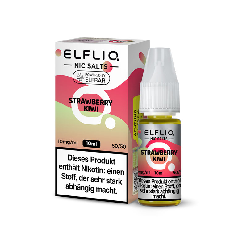 Elfbar Elfliq Strawberry Kiwi 10mg Nikotinsalz