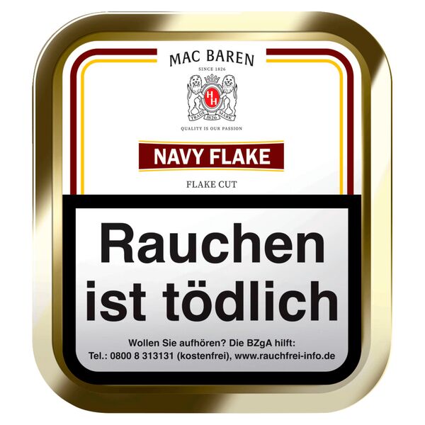 Mac Baren Navy Flake Pfeifentabak Dose Small