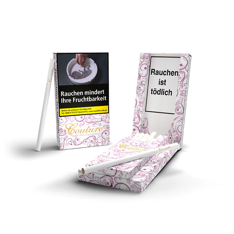 Couture Purple Zigaretten Schachtel