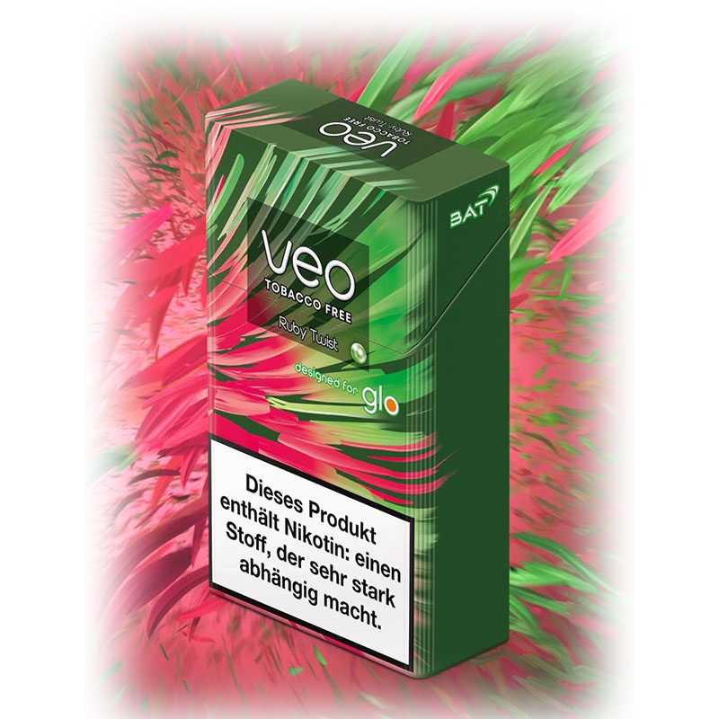 Veo Ruby Twist Sticks Schachtel