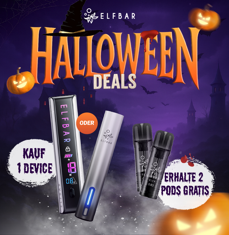 Elfbar Elfa Halloween Aktionsbanner