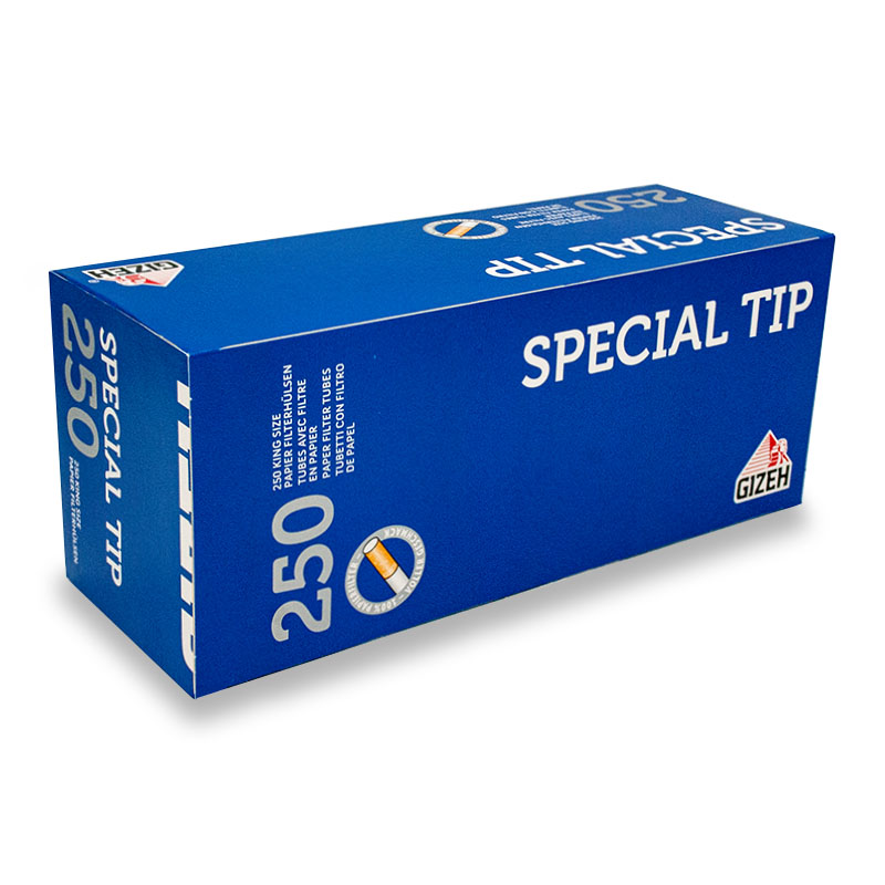 Gizeh Filterhülsen Special Tip 250er Packung