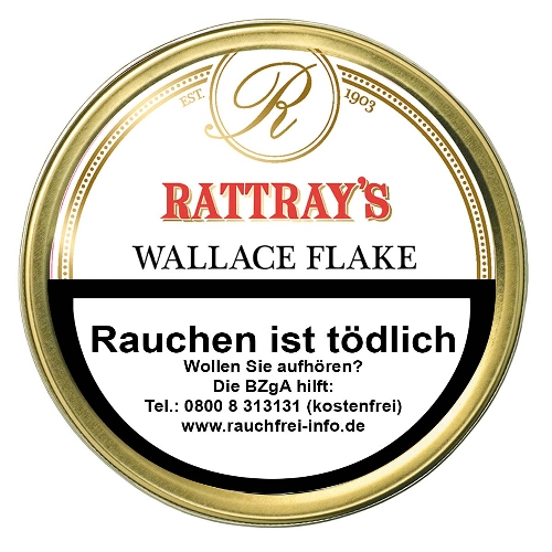 Rattrays Wallace Flake Pfeifentabak Dose