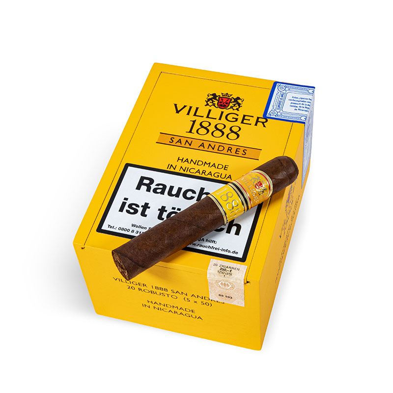 Villiger 1888 San Andres Robusto Zigarren Kiste