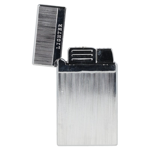 Formula Jet Feuerzeug Crocodile silber offen