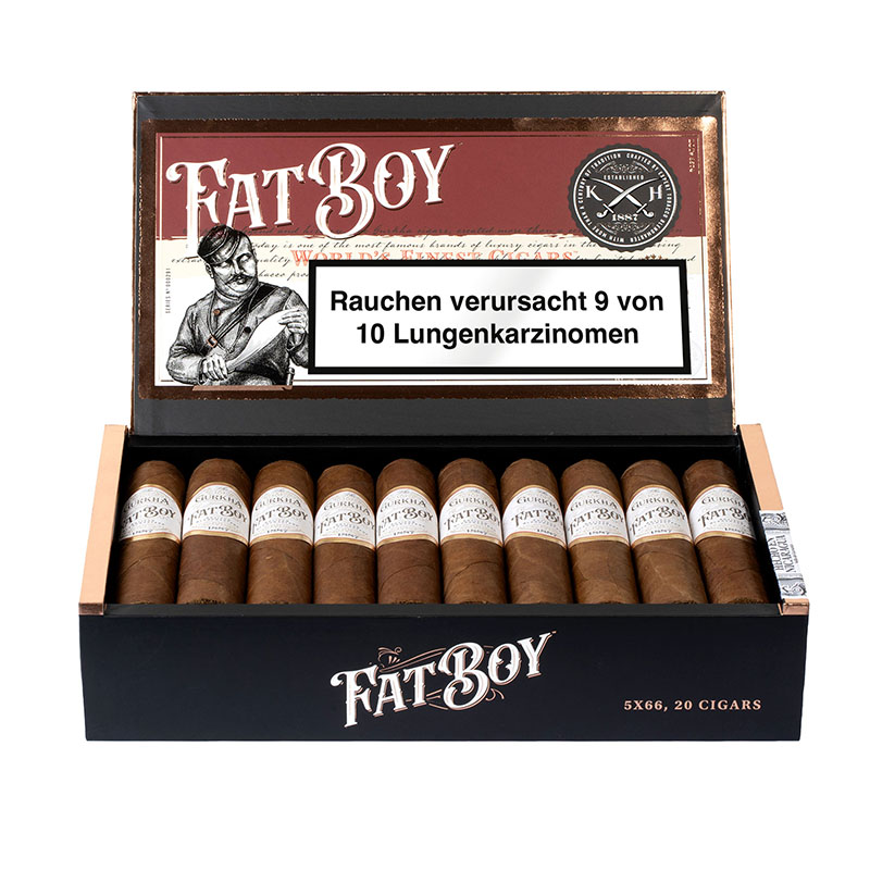 Gurkha Fat Boy Robusto Gordo Zigarren Kiste offen