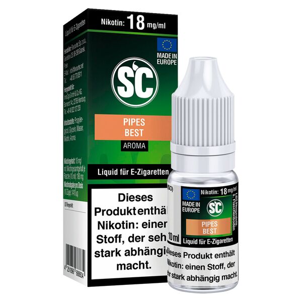 SC Pipes Best Tabak Nikotinsalz Liquid 18mg