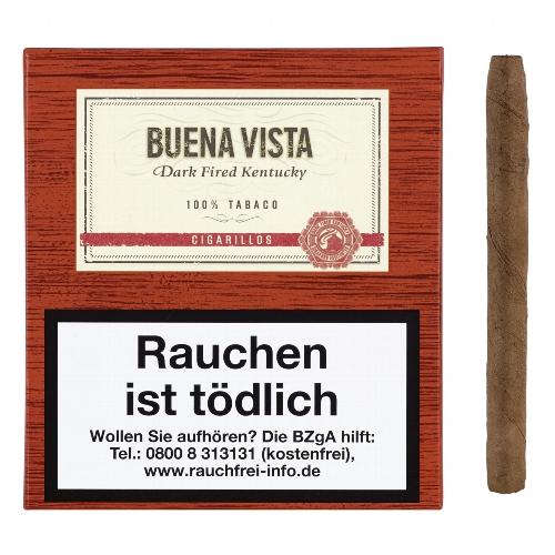 Buena Vista Dark Fired Kentucky Zigarillos Schachtel