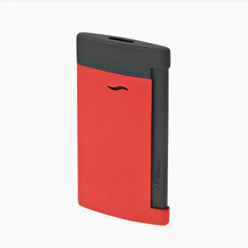 Feuerzeug Jet Dupont Slim 7 schwarz/rot