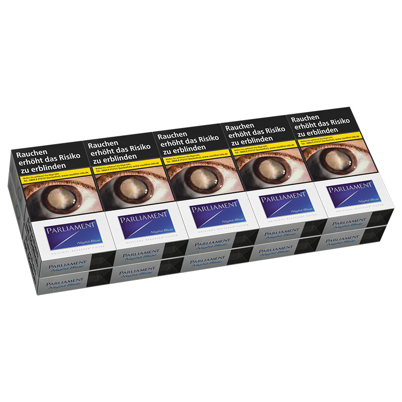 Parliament Night Blue Long Original Pack Zigaretten Stange