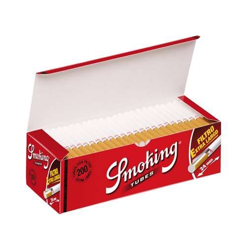 Smoking Extra Size Filterhülsen Packung