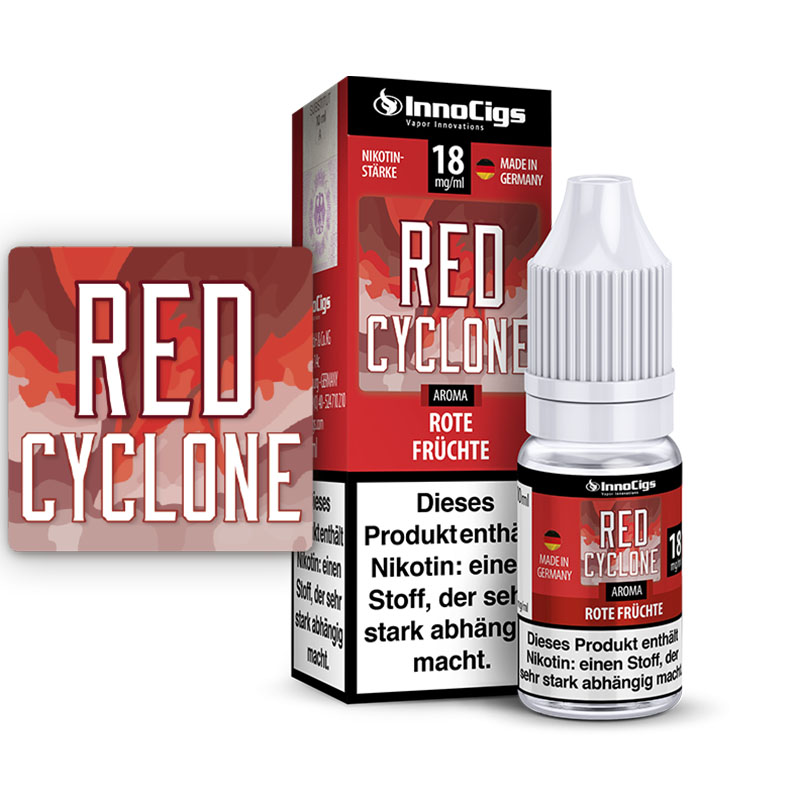 E-Liquid Innocigs Red Cyclone Rote Früchte Aroma 18 mg