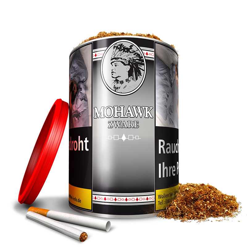 Mohawk Zware Feinschnitt Tabak Dose offen