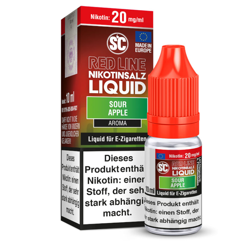 SC Red Line Sour Apple 20mg Nikotinsalz Liquid